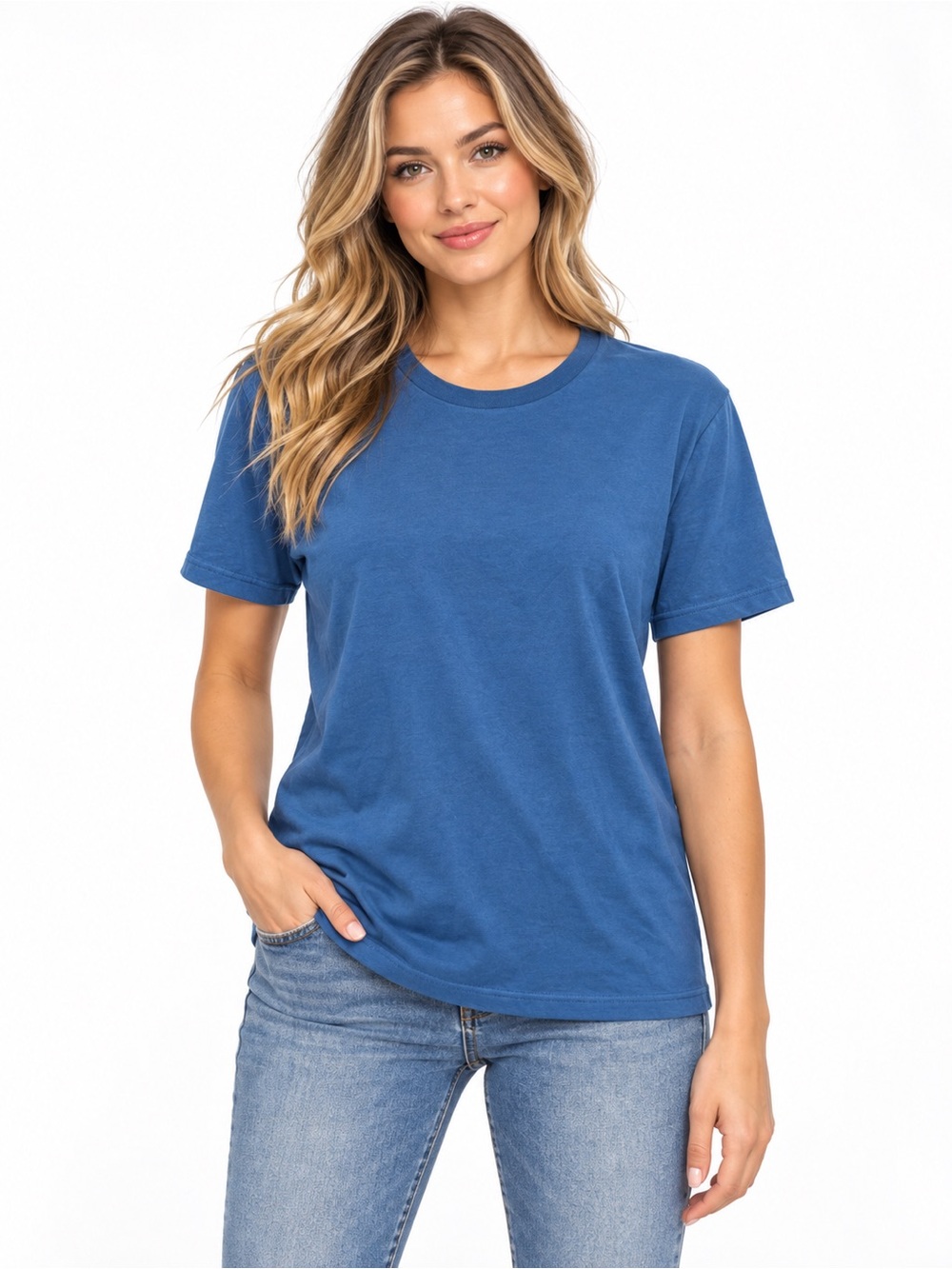 Uniqlo Classic Crewneck Tee in Blue